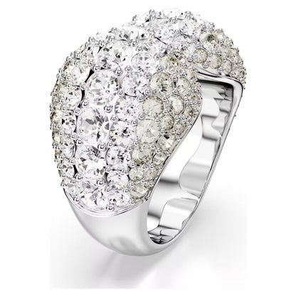 Swarovski Women's Ring Model 5701574, Size 55, Grey Stainless Steel