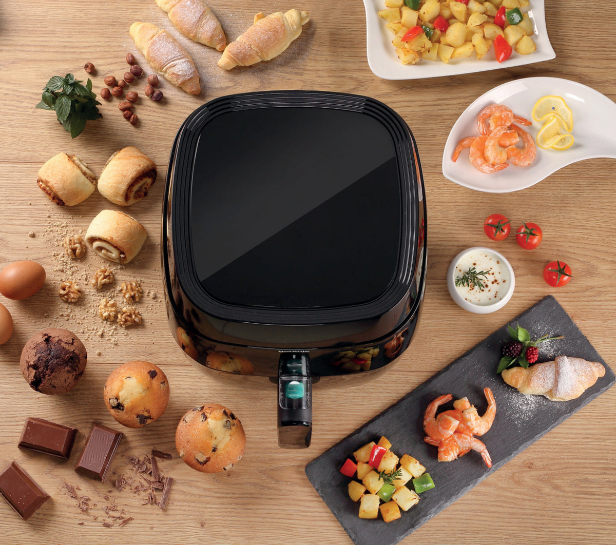 Gorenje AF1409DB Air Fryer, 3.5 L, 1400 W, LED Display, 1400 W