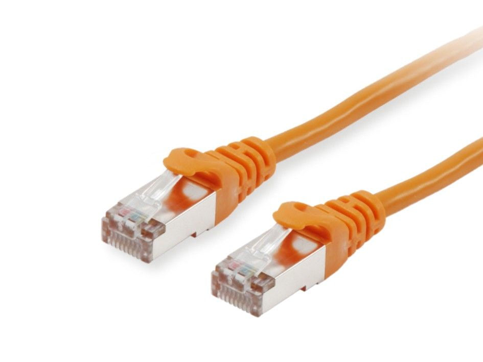 Equip Patchkabel Cat6       S/FTP 2xRJ45 50.00m  orange LSZH Polybeutel
