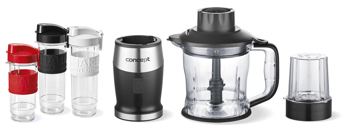 Μπλέντερ χειρός Concept SM3390 1,2 λίτρα, 700 W, Μαύρο, Ανοξείδωτο ατσάλι