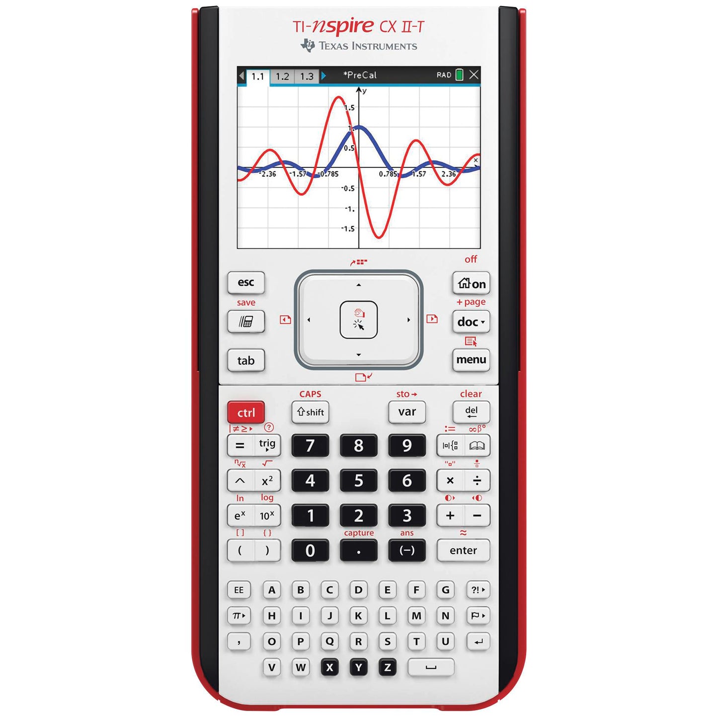 Texas Instruments TI Nspire CX II T - Πολυλειτουργική Μαθηματική Συσκευή