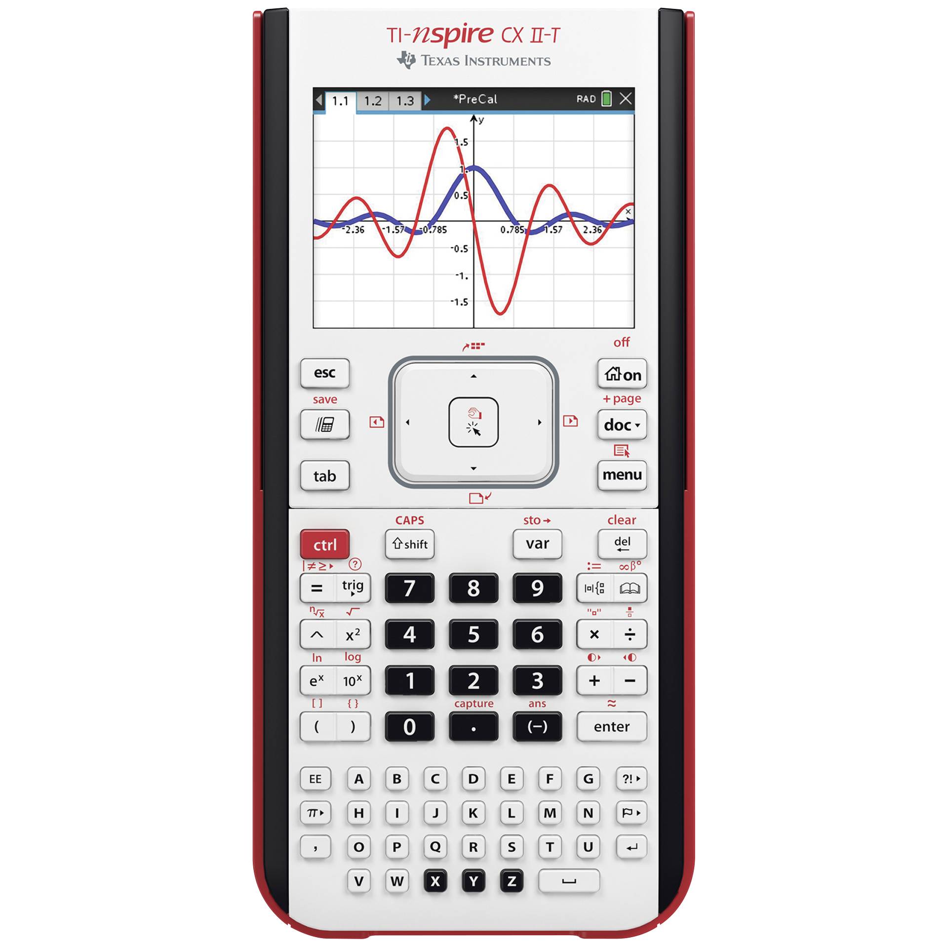 Texas Instruments TI Nspire CX II T - Πολυλειτουργική Μαθηματική Συσκευή