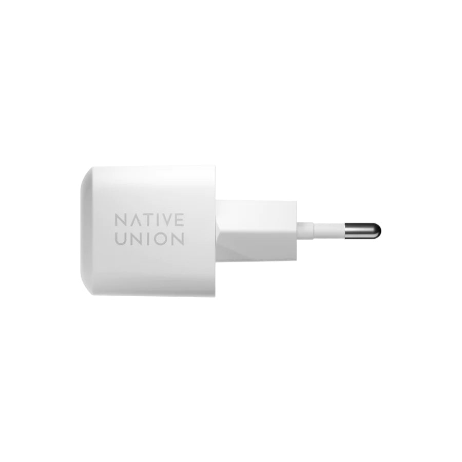 Native Union 30W USB-C Fast GaN Charger White with USB-C Cable Zeb