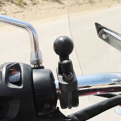 Βάση RAM Mounts με U-Bolt για τιμόνι, κατάλληλη για σωλήνες διαμέτρου 0,5" έως 1,25"