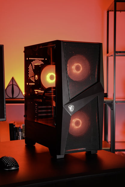 Υπολογιστής Actina 5901443421573 με επεξεργαστή AMD Ryzen™ 5 7600X, 32 GB μνήμη DDR5-SDRAM, δίσκο SSD 1 TB και κάρτα γραφικών NVIDIA GeForce RTX 5070 σε μαύρο Midi Tower