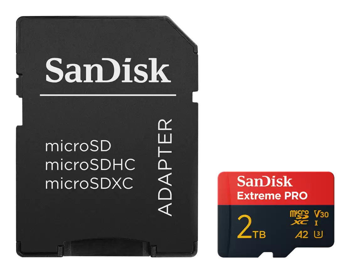 SanDisk microSDXC            2TB Extreme Pro A2 C10 V30 UHS-I U3