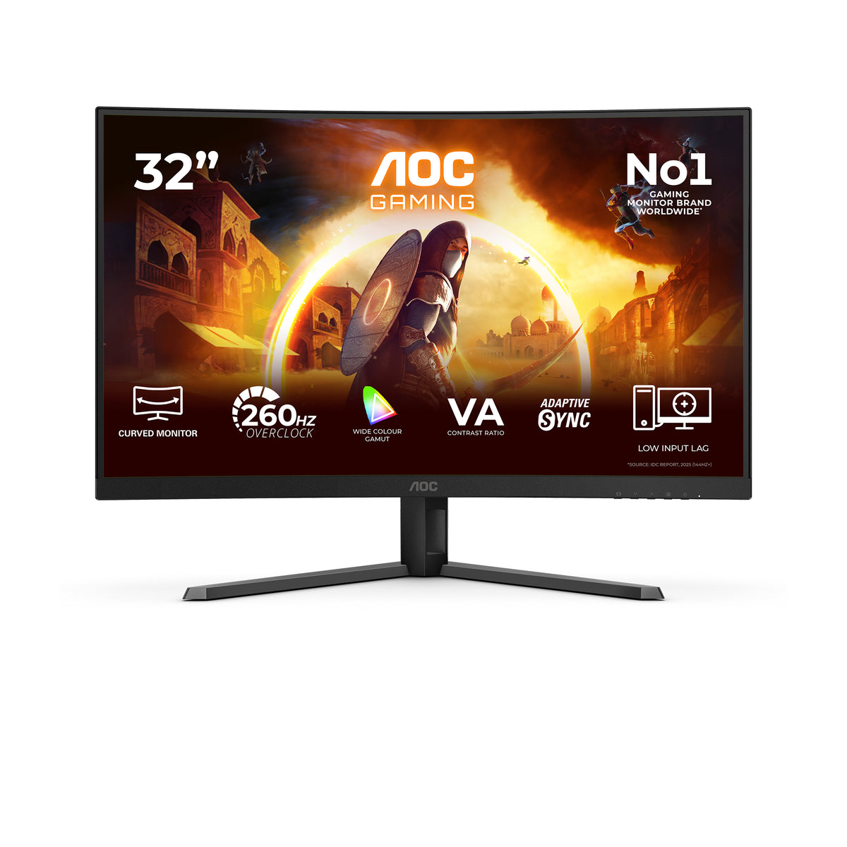AOC G4 C32G42ZE 31.5" Full HD LED Monitor — Black/Red