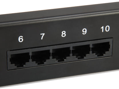 Equip 19" Patchpanel 25xRJ45 Cat3  UTP 1U       ISDN RAL9005