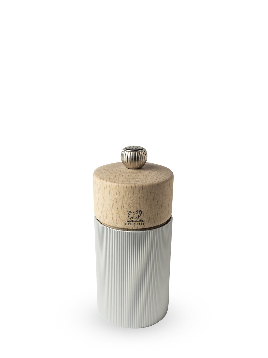 Peugeot Line pepper mill 12cm Wood/Aluminium