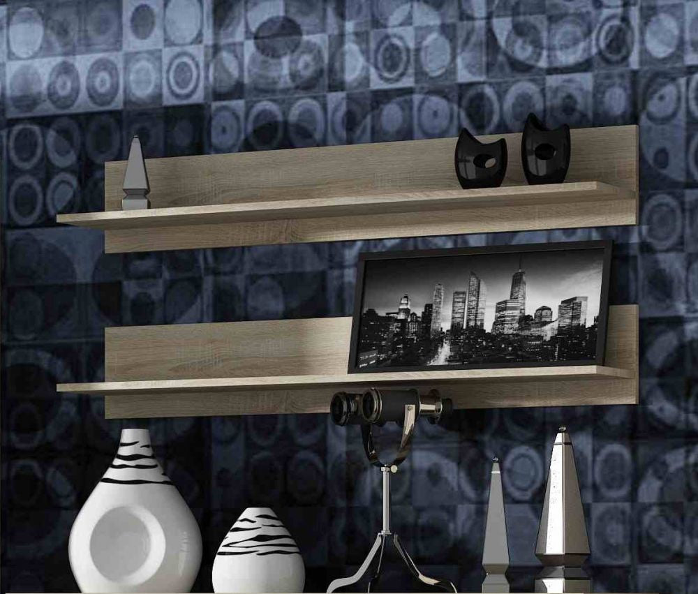 Cama set of two shelves 125cm SOHO sonoma oak matte