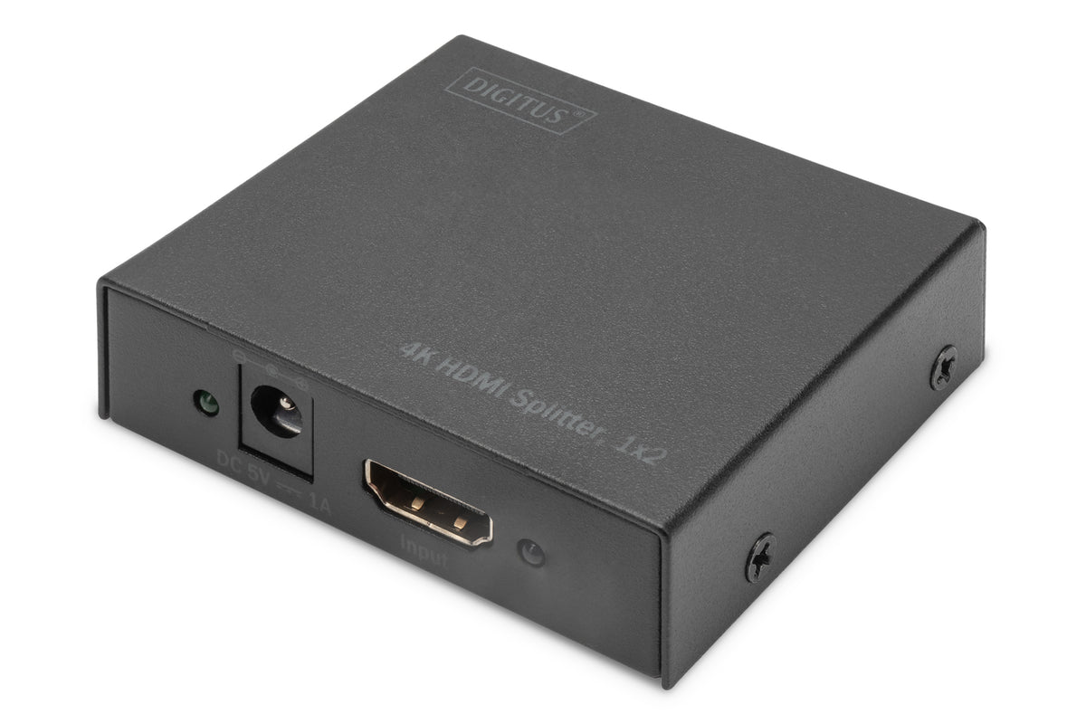 DIGITUS Splitter HDMI 1x2 4K bis zu 2Monitore    schwarz