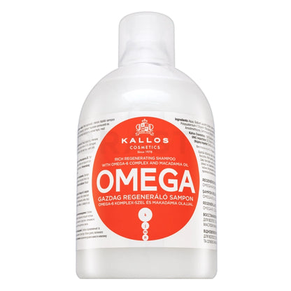 Kallos Omega Rich Regenerating Shampoo 1000 ml