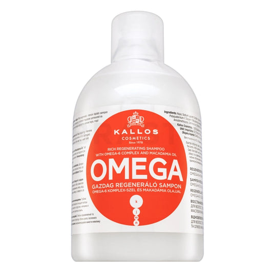 Kallos Omega Rich Regenerating Shampoo 1000 ml
