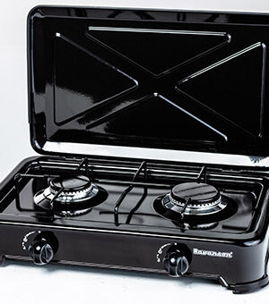 Countertop Hob Gas Ravanson K-02TB [black; 2 zone(s)]