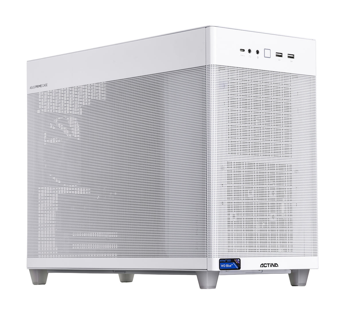 Actina 5901443431749 PC AMD Ryzen™ 7 7800X3D 32 GB DDR5-SDRAM 1 TB SSD NVIDIA GeForce RTX 5070 Ti Mini Tower White
