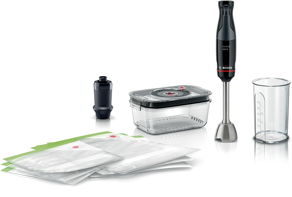 Bosch Serie 4 MSM4B6V2 Hand Blender 1.2 L, 1000 W, Black