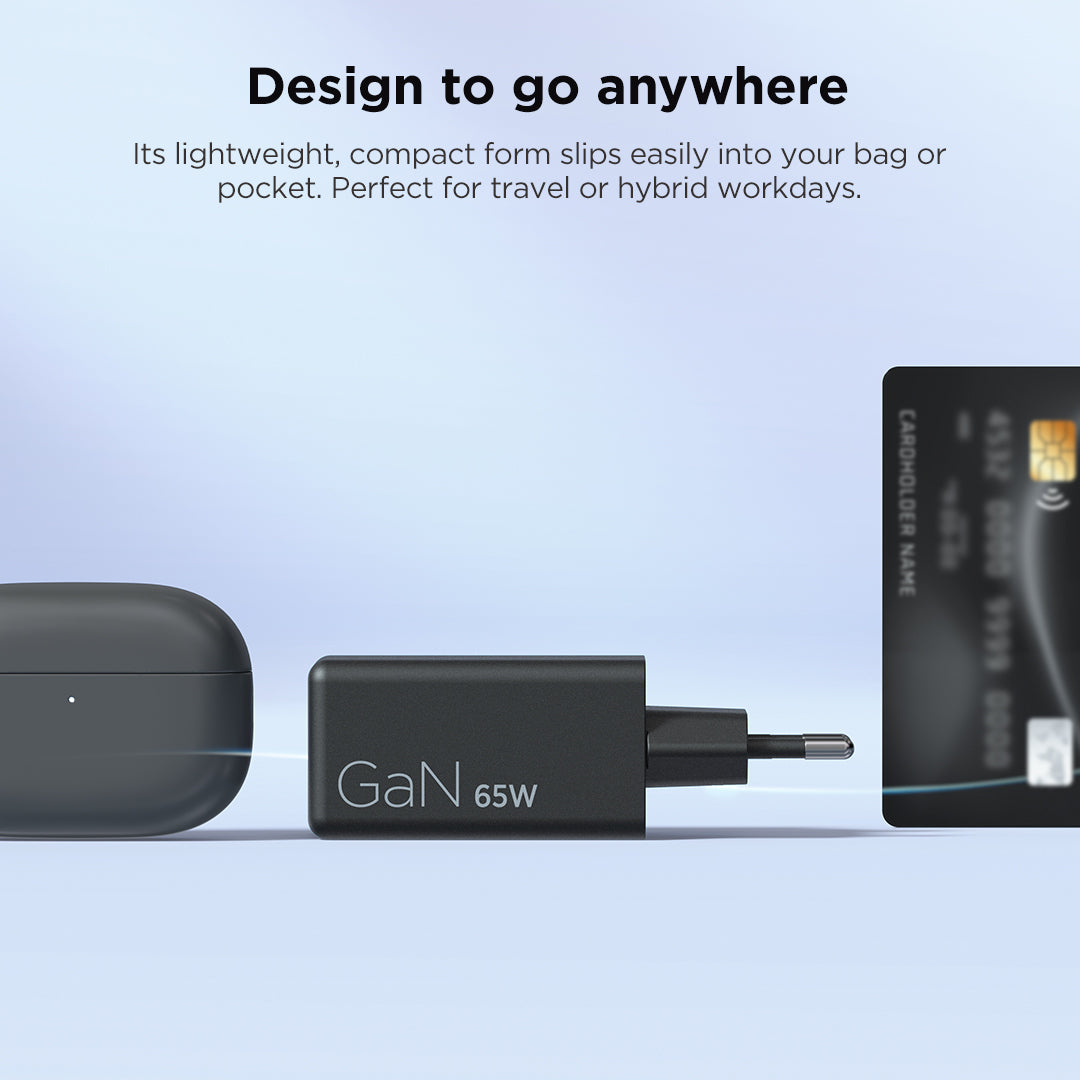 LENOVO 65W GaN Mini AC Adapter USB-C Black