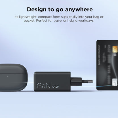 LENOVO 65W GaN Mini AC Adapter USB-C Black