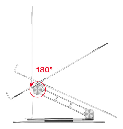 Unitek OT180SL01 Adjustable 360° Laptop Stand for 10-16 Inch Laptops