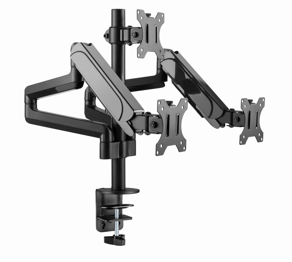 Gembird MA-DA3-01 monitor mount / stand 68.6 cm (27") Desk Black