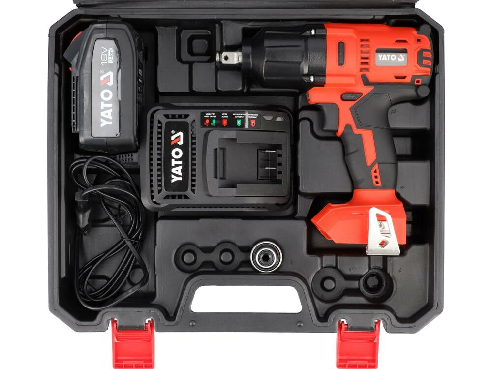 Brushless impact wrench 1/2" 700Nm YATO YT-82806
