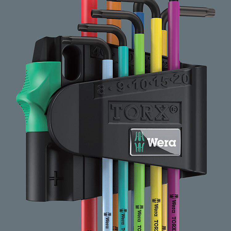 WERA 967/9 TX BO SB L-key set, Blacklaser