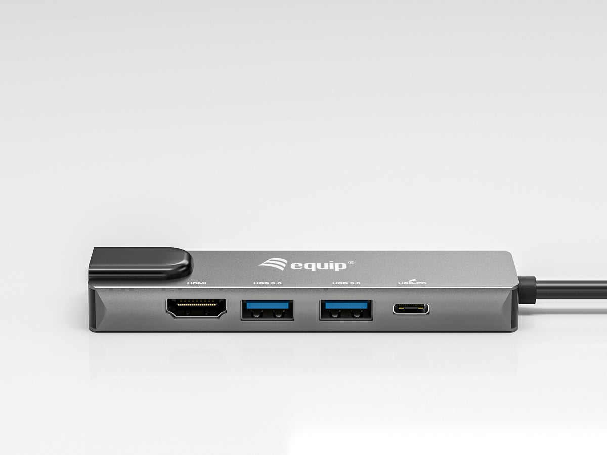 Equip Dock  5-1 USB-C->HDMI,2xUSB-A,GbE,100W USB-C     0.25m