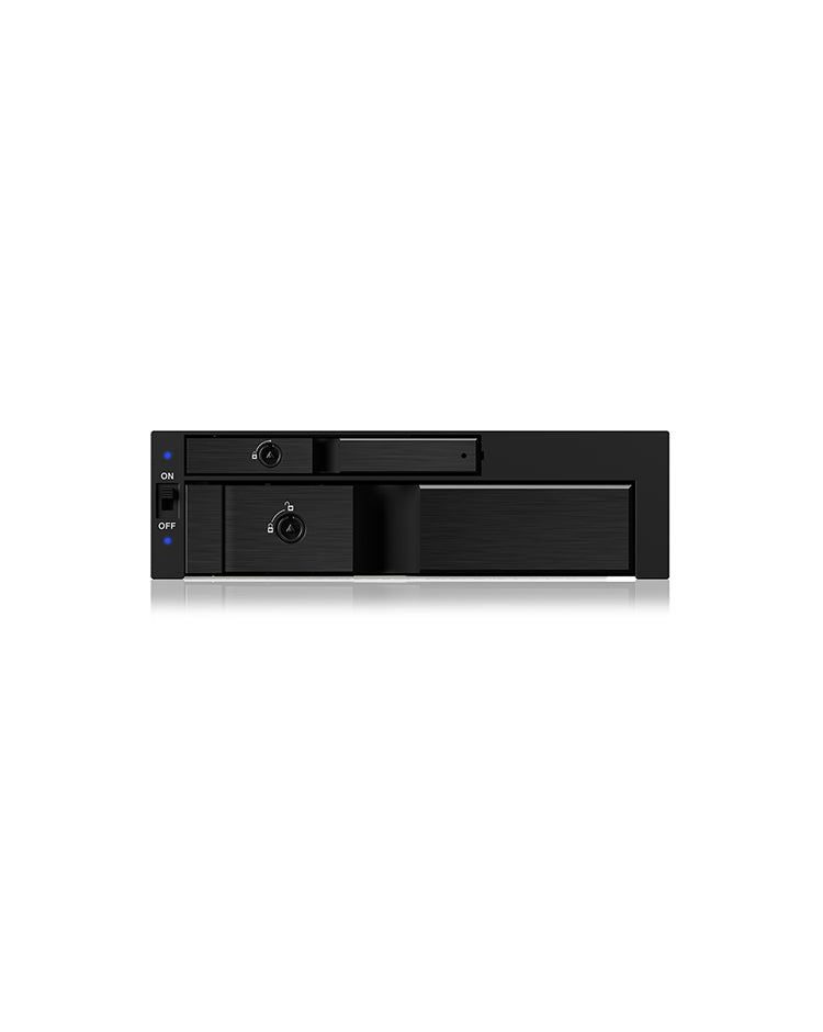 We-Ra IcyBox 1x2.5" + 1x3.5" SATA/SAS => 2x SATA Host 5.25"