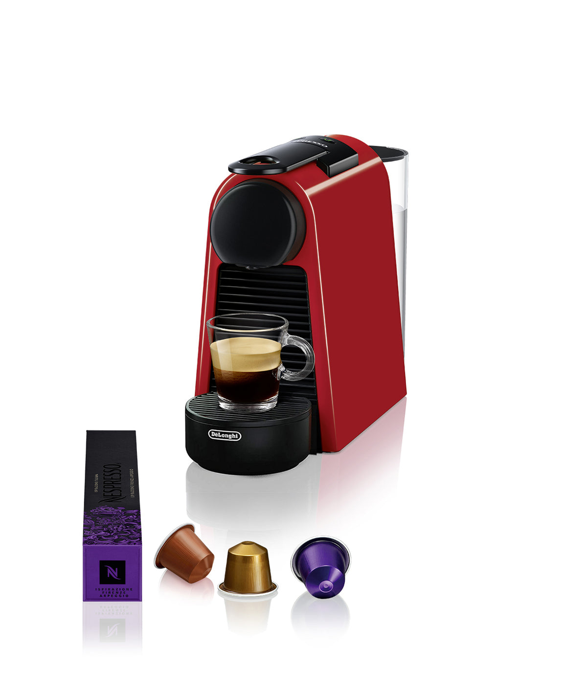 Nespresso Essenza Mini EN 85.R by DeLonghi, Red