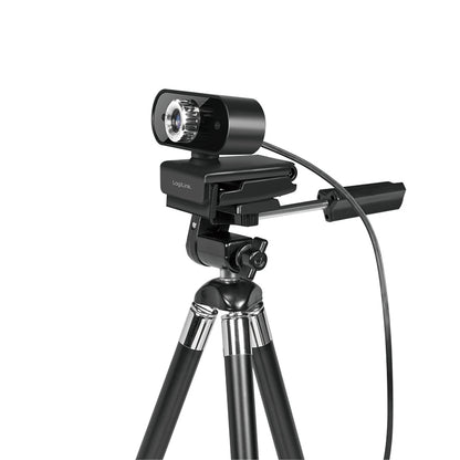 LogiLink Webcam 720p HD with Microphone - Black