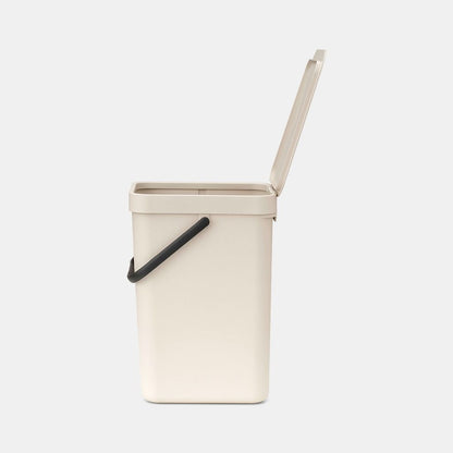 Brabantia Sort & Go Waste Bin Soft Beige 12L