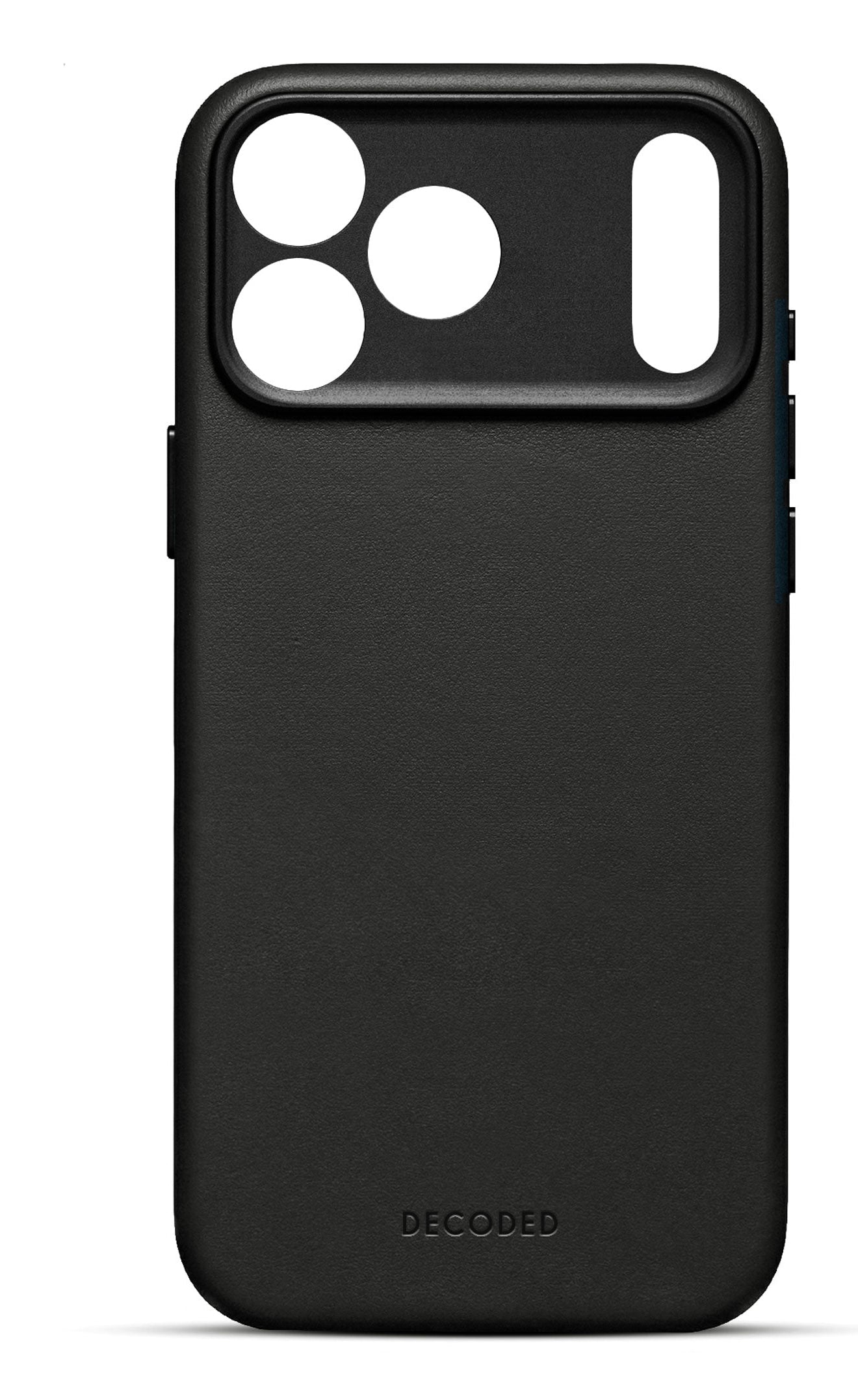 Decoded Leather Backcover for iPhone 17 Pro in Black