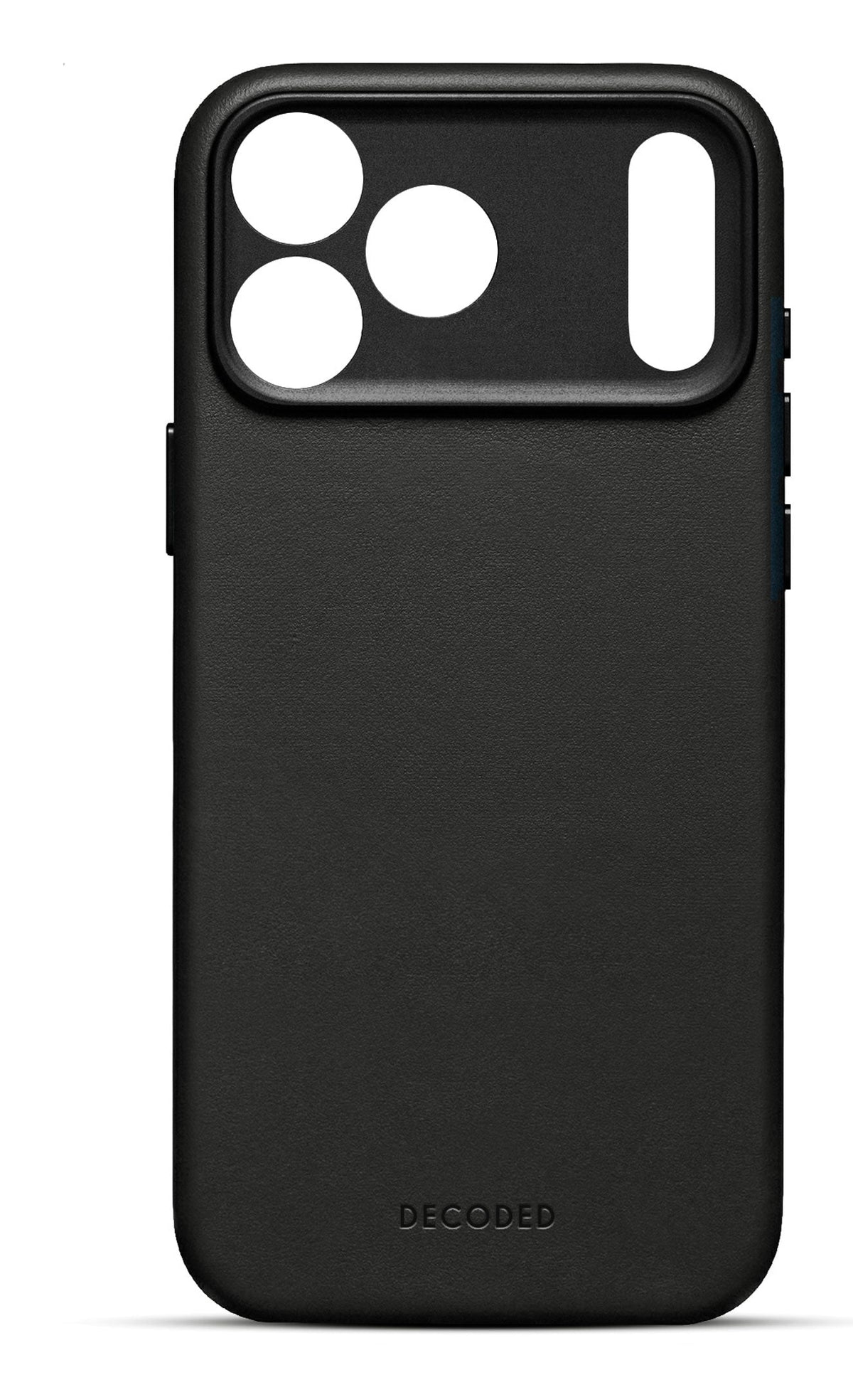Decoded Leather Backcover for iPhone 17 Pro in Black