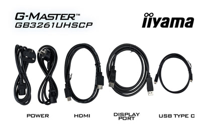 IIYAMA 80,0εκ (32") GB3261UHSCP-B1 16:9 HDMI+DP+2xUSB-C 4K