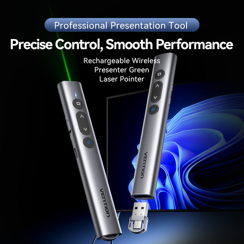 Vention presentation pointer with green laser