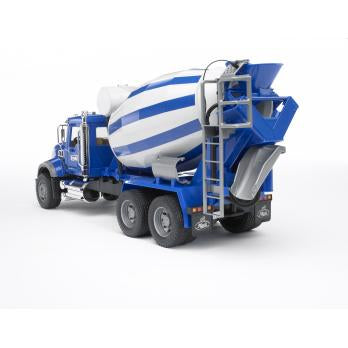 BRUDER MACK Granite Cement Mixer Truck (blue/white)