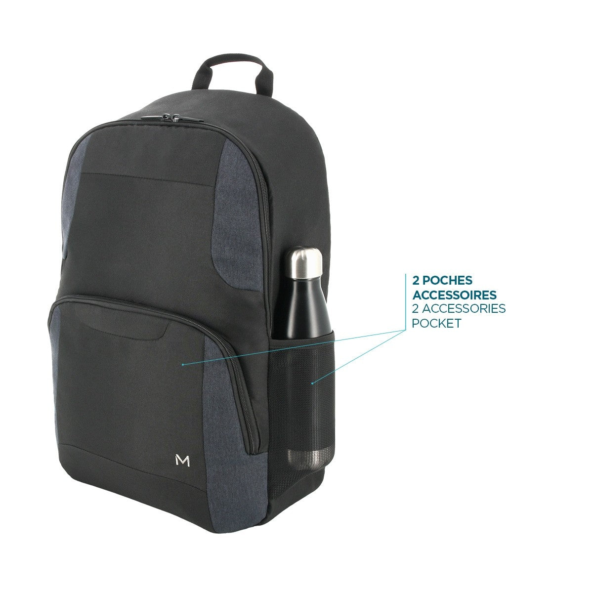 Mobilis TheOne Basic Backpack 15-17'' - Navy Blue