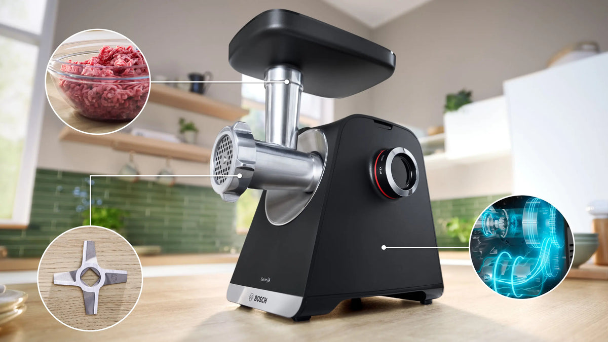 Bosch MFW S660B mincer  Black, Silver