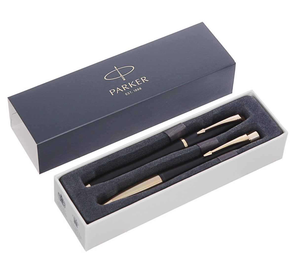 Parker Urban Muted Black Golden Clip Duo Set with Gift Box