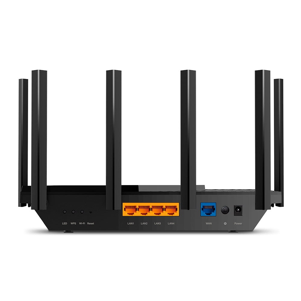 Επαγγελματικός Ασύρματος Δρομολογητής TP-Link Archer AX72 με Gigabit Ethernet, Δικτύωση Διπλής Ζώνης (2,4 GHz / 5 GHz), Μαύρος