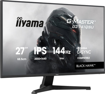 IIYAMA 68.6εκ (27") G2741QSU-B1 16:9 HDMI+DP+2xUSB IPS