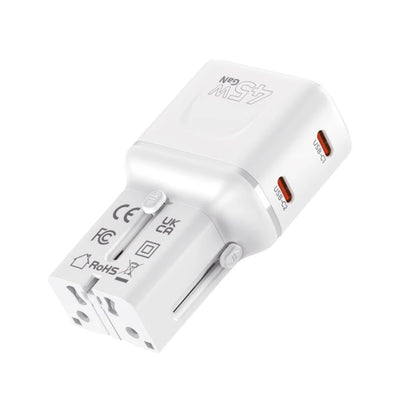 Mobile Origin 45W Travel Adapter EU/US/UK/AU PW26, white
