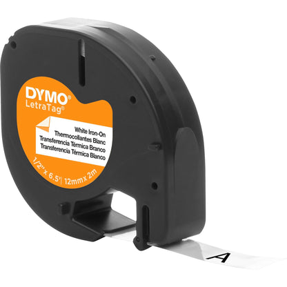 Dymo Letratag Σιδερένιο Λευκό 12 mm x 2 m