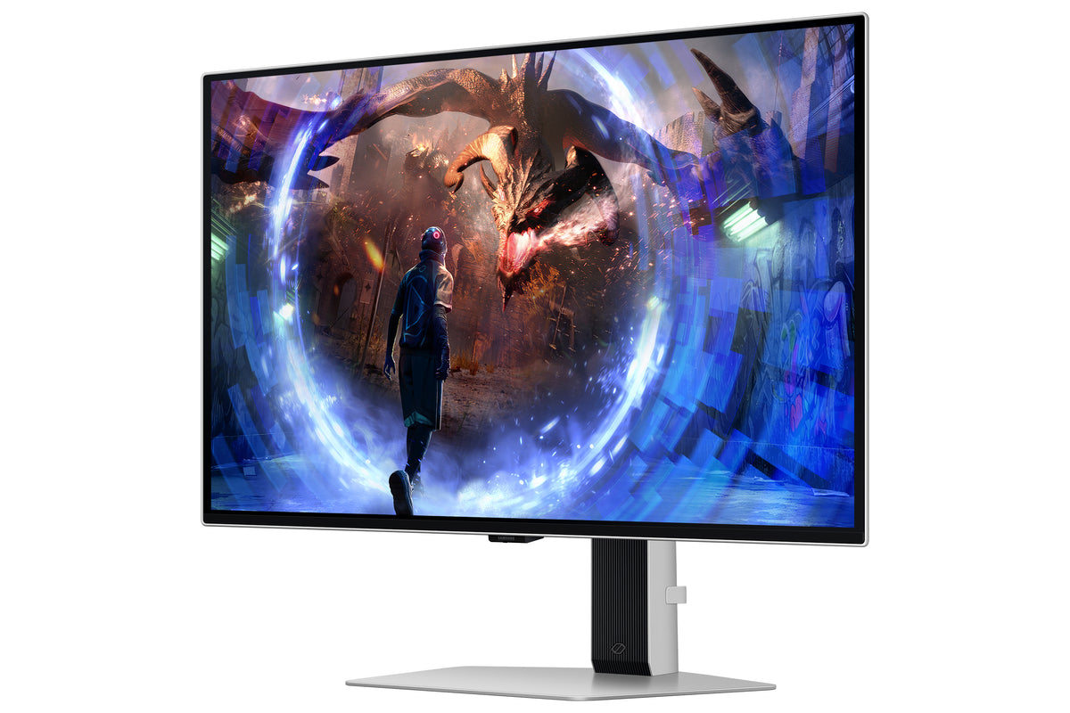 Samsung G60SD 27-Inch (68.6 cm) Quad HD OLED Computer Monitor 2560 x 1440 Pixels Silver