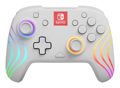 PDP Afterglow Wave Wireless Controller - White - Nintendo Switch