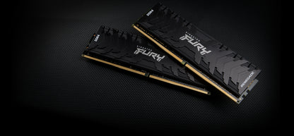 Kingston Technology FURY 16GB 3200MT/s DDR4 CL16 DIMM 1Gx8 Renegade Black