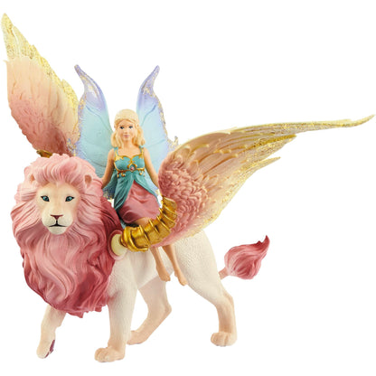 Schleich bayala 70714 Νεράιδα σε Πτήση πάνω σε Φτερωτό Λιοντάρι
