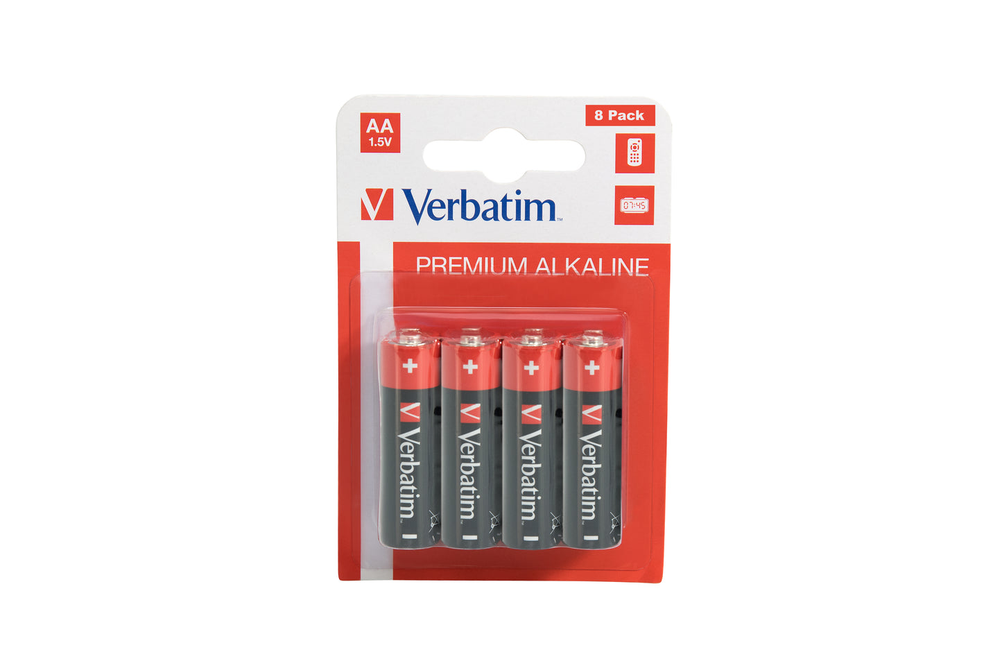 1x8 Verbatim Alkaline battery Mignon AA LR6              49503