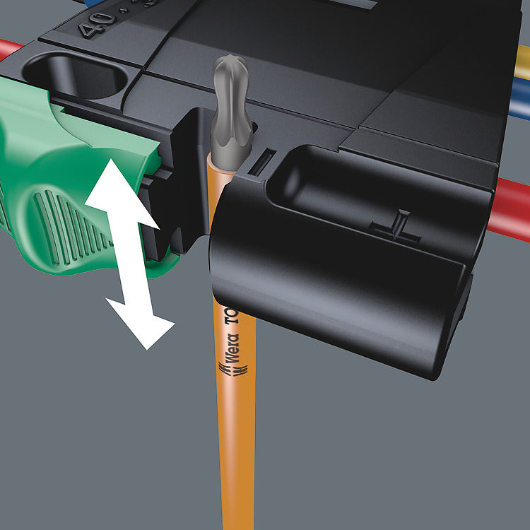 WERA 967/9 TX BO SB L-key set, Blacklaser