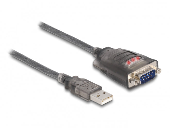 DELOCK USB 2.0 Type-A to Serial RS-232 D-Sub 9 Pin Adapter